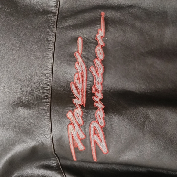Harley-Davidson Authentic Heavyweight Leather Riding Jacket. - Picture 2 of 16